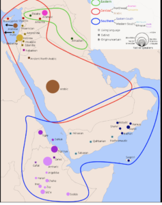 Semite migration map. Why people can't see